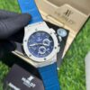 Hublot Leather Chronograph Wrist Watch 