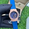 Hublot Leather Chronograph Wrist Watch 