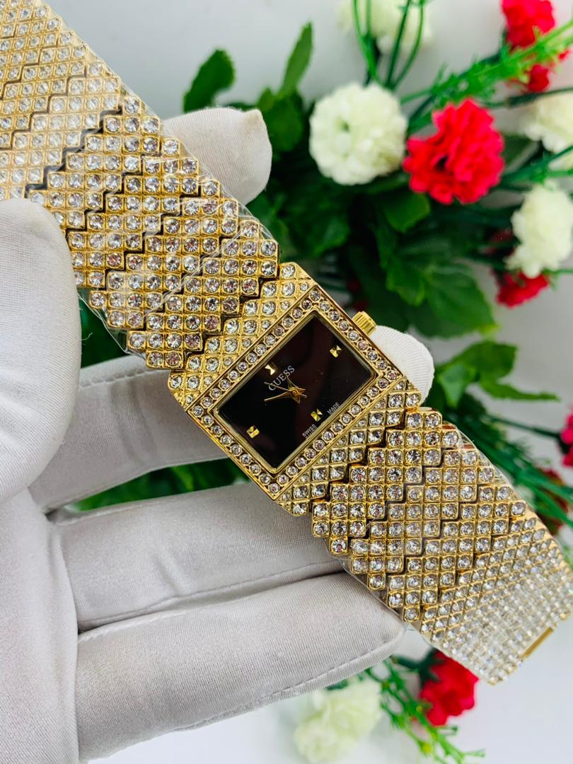 Guess Gold Female Watch | Trendybitz