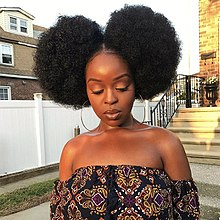 Afro puff