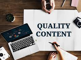 create high quality content