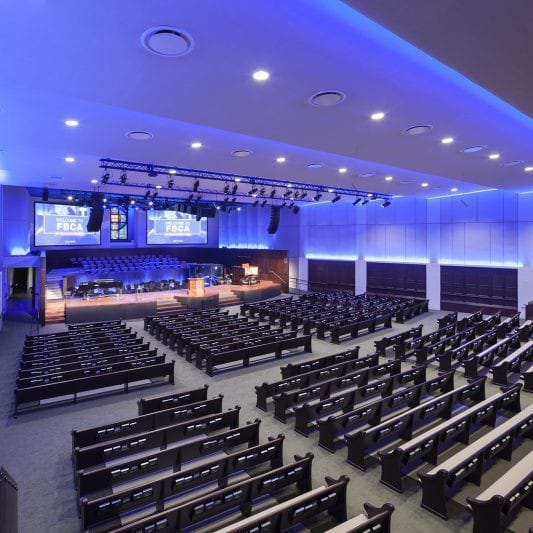 church interior decor