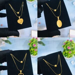 Art of Double Layer Steel Necklaces