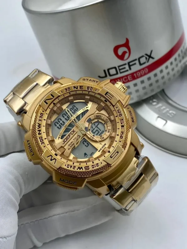 JoeFox Gold Wrist Watch